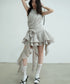 Ripple Flow Petal Dress